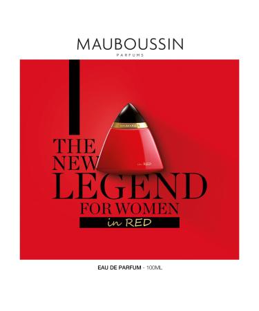 Mauboussin - In Red 100ml (3.3 Fl Oz) - Eau de Parfum for Women - Oriental Floral & Woody Scents - Buy Online on GoSupps.com