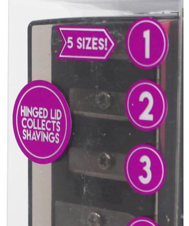 Onyx Professional 5-in-1 Universal Beauty Pencil Sharpener | 5 Sizes for Eyeliner, Eyebrow Pencils, and More - Buy Online on GoSupps.com