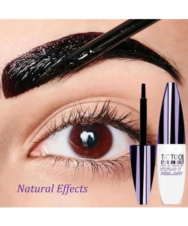  Hikaka Eyebrow Dye Gel with Shells Easy Tattoo Eyebrow Gel for Women Waterproof Sweat Resistant Eyebrow Gel Waterproof for All Skin Types - Buy Online on GoSupps.com