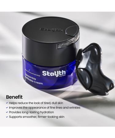 StayUth Lipozombie Refillable Cream - Korean Skincare Anti-Wrinkle Hydrating Cream with Peptides Fermented Extracts & Liposome Tech for Glass Skin & Radiance Eco Refill (50ml / 1.69 fl. oz Refill) - Buy Online on GoSupps.com