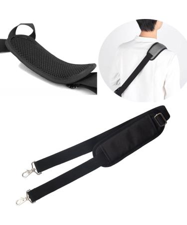 Jakago Universal Adjustable Shoulder Strap with Cushion & Metal Carabiner - Ideal for Laptop Picnic & Camera Bags Black - Buy Online on GoSupps.com