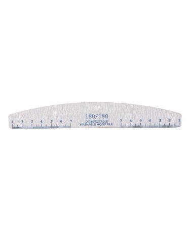 Nail File Manicure File Tool Multipurpose Washable Double Sided 180/180 Grit for Manicure Pedicure