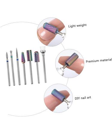 POPETPOP 1 Nail Drill Set Nail Polisher Bit Cuticle Drill Bit Nail Art Supplies Nail Grinding Tools Electric Nail File Nail File Electric Acrylic Nail Bit Tungsten Steel Hard Polishing File 5.1x0.7cm As Shown - Buy Online on GoSupps.com