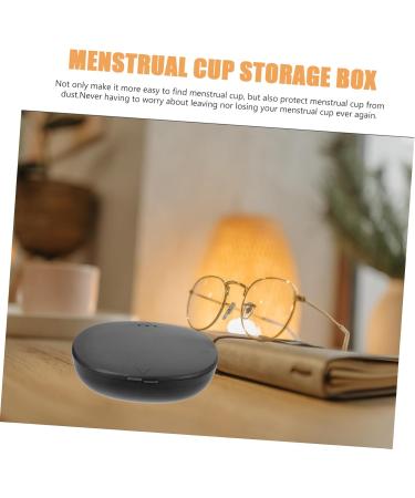 Reusable Menstrual Cup Carrier & Wash Tui - Black Feminine Care Accessory for Women - Buy Online on GoSupps.com