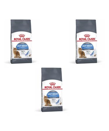 Royal Canin Light Weight Care Complete Dry Cat Food 3 x 400g