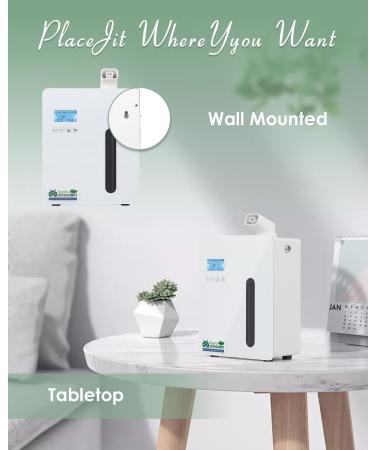 Mxmoonant Aroma Diffuser for Waterless Essential Oils - 600-800m Coverage 300ml Bottle Wall Bracket App Control & Timer - Perfect for Large Rooms & Hotels - Buy Online on GoSupps.com