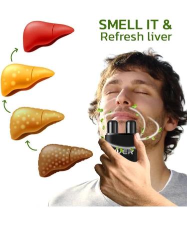 UKFCXQT 5 PCS Vegan Liver Cleaning Nasal Herbal Box - 5 Flavors, Detox & Repair - Buy Online on GoSupps.com