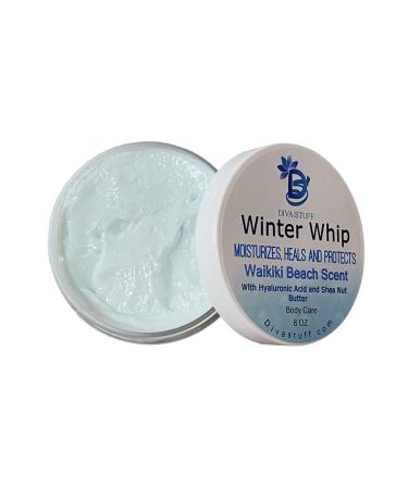 Diva Stuff Waikiki Coconut Beach Scent Winter Whip Body Cream Protects Heals and Moisturizes Winter Dry Skin Great For Outdoor Sports