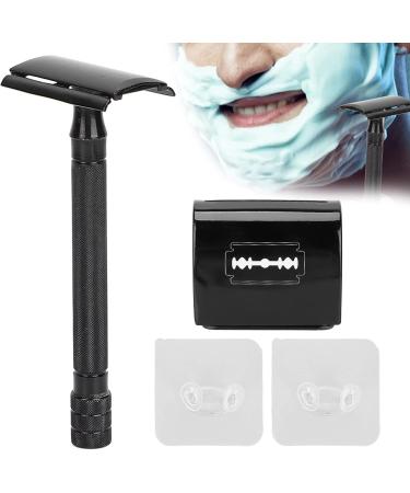 Buy Men's Double-Edged Safety Razor with Long Metal Handle - Manual Safety Razor (Blade Not Included) - Perfect for Smooth Shaving | International Shipping Available - Buy Online on GoSupps.com