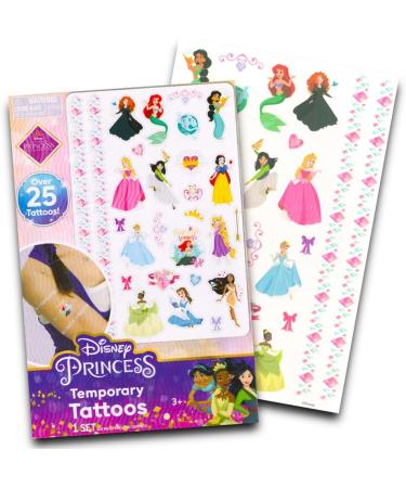 Disney Princess Temporary Tattoos - Set of 50 | Fun & Colorful Designs - Buy Online on GoSupps.com