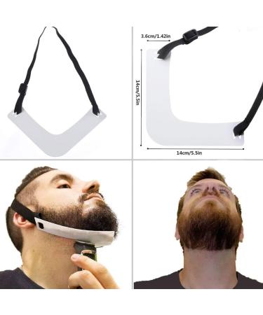 Beard Shaping Template Tools Hairline Lineup Shaper Grooming Kit Neckline Shaving Template Guide DIY Trimmer Template for Men 5PCS Trimmer Clipper Combs Shaving Hair Removal - Buy Online on GoSupps.com
