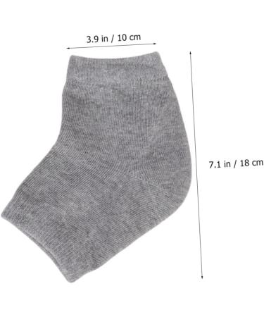 DOITOOL 2 Pairs Anti-Crack Socks Heel Protector Socks Crack Heel Socks Foot Socks Toeless Spa Socks Heel Sleeves Protectors Feet Cracked Socks Breathable Socks Men and Women Gel Ankle Pink - Buy Online on GoSupps.com