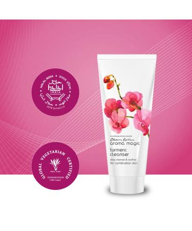 Aroma Magic Turmeric Cleanser for Combination Skin - 100g | Soothing & Gentle International Shipping - Buy Online on GoSupps.com