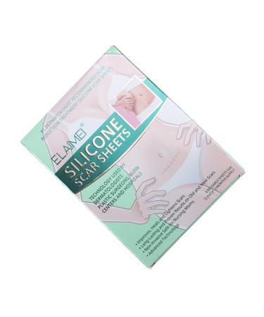 4pcs Silicone Scar Tape Silicone Scar Strips Caesarean Scar Patches Silicone Tape for Scars Softens and Flattens Scars Dressing Scar Stickers Silicone Sheet Take a Bath Remover