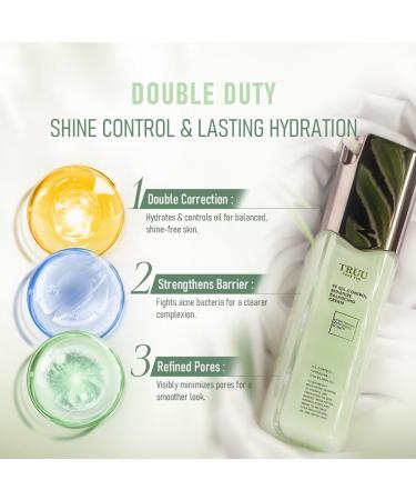 TRUU 99 Oil-Control Moisture Balancing Cream | Hydrating & Oil-Regulating Formula | Reduces Pores & Enhances Brightness | 1.8 Oz - International Shipping Available - Buy Online on GoSupps.com