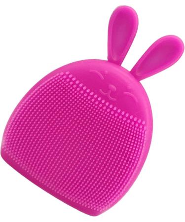 Soft Silicone Face Scrubber - Soft Silicone Face Scrubber Face Exfoliator Brush - Face Brushes for Cleansing Manual Face Scrub Clean Brush Cute Rabbit Ears Shape for Women Men Coatuiyo - Buy Online on GoSupps.com