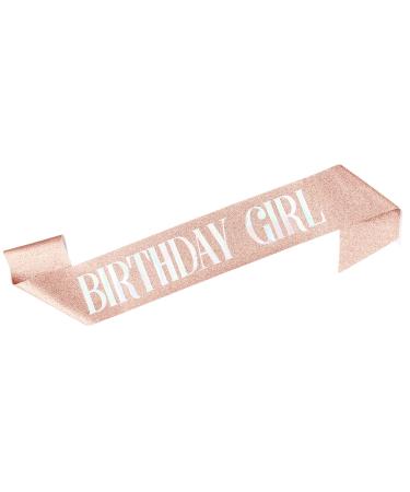 AOPRIE Birthday Girl Tiara - Gold Rhinestone Crystal Happy Birthday Crown - Buy Online on GoSupps.com