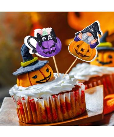 cupcake topper for halloween party (pumpkins) - Buy Online on GoSupps.com