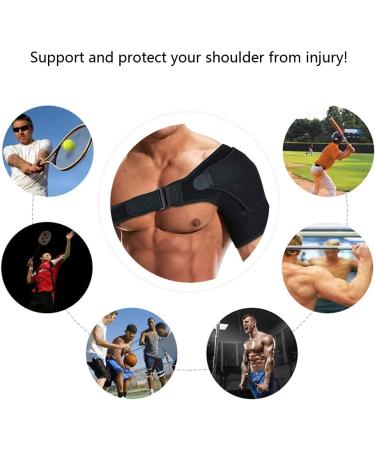 Adjustable Shoulder Support Brace for Men and Women - Relieve Rotator Cuff, Tendonitis, Dislocation, and Labrum Tear Pain - Fits Left or Right Shoulder - Buy Online on GoSupps.com