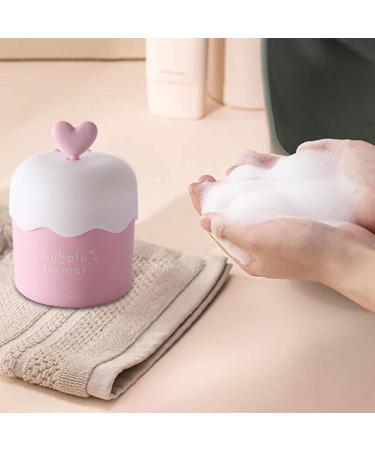 Whip Maker Foam Cleanser Adorable Manual Press Foam Maker Face Washer Portable Facial Cleaning Tool Deep Skincare Cleaner Tools for Travel Household pink - Buy Online on GoSupps.com