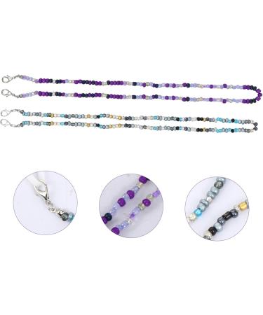 Bcoath 2-Piece Glasses Mask Chain | Anti-Slip Lanyard & Accessories for Masks | Portable & Practical Glasses Hanging Solutions - Buy Online on GoSupps.com