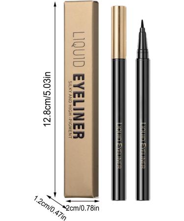 Generic Black Liquid Eyeliner Waterproof Precise Tip Liquid Eyeliner - Long-Lasting Smudge-Proof Eyeliner Eye Makeup Cosmetic for Wide and Bold Winged Eyeliners Cat Eye Liners - Buy Online on GoSupps.com