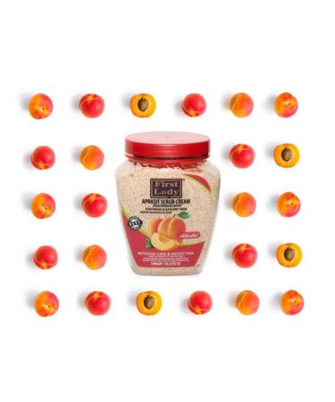 First Lady Activated Apricot Scrub Cream 540ml & Herbal Hair Oil 30ml - Fresh Radiant Skin & Nourished Hair | International Shipping Available - Buy Online on GoSupps.com
