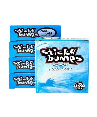 Sticky Bumps Cool/Cold Water Surfboard Wax 5 Pack