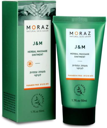 Moraz Joint and Muscle Herbal Massage Ointment - Natural Pain Relief Balm with Witch Hazel for Post-Workout Recovery & Joint Stiffness - 1.7 oz - Buy Online on GoSupps.com