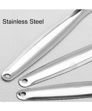 Createjia Tongue Cleaner - Antimicrobial Stainless Steel Tongue Scraper for Bad Breath - Ayurveda Tongue Brush with Portable Metal Carrying Bag - Ship Internationally - Buy Online on GoSupps.com