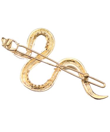Vintage Snake Hair Clip - 1 Piece Gold Hair Accessory for Women & Girls | Punk Style Hair Clips - Buy Online on GoSupps.com