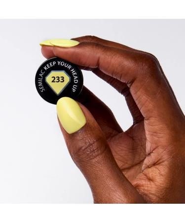 Semilac UV Nail Polish 233 Keep Your Head Up - 7ml | All in My Hands Collection | International Shipping Available - Buy Online on GoSupps.com
