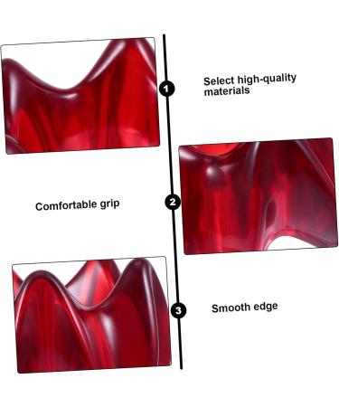 Buy Minkissy Gua Sha Massage Tool - 2-Piece Red Facial & Body Muscle Massager Board for Deep Tissue Relief | International Shipping Available - Buy Online on GoSupps.com