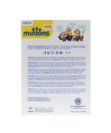 Minions Universal Kids EDT 3.4oz Fragrance | Made in Spain by Air Val International - Buy Online on GoSupps.com