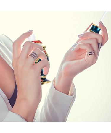 Didiseaon Perfume Bottle Essence Bottle Travel Glass Bottle Antique Middle East 3.5x3.5cm Blue - Buy Online on GoSupps.com