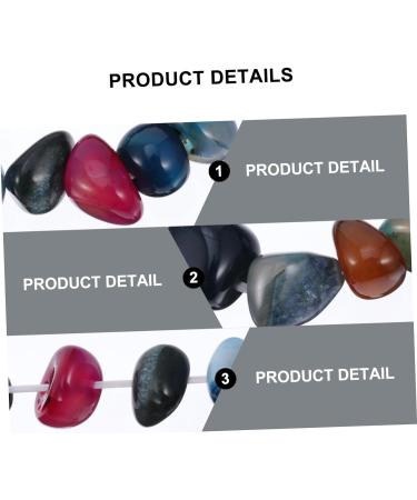 CALLARON 4 Pcs Colorful Stone Bracelet Miss Natural Stone Elasticity Gemstone Beads 1.2X8CMx2pcs Random Colorx2pcs - Buy Online on GoSupps.com