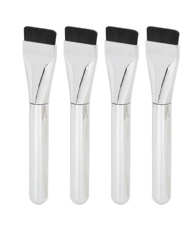Flat Foundation Brush Flat Liquid Foundation Brush Soft Hair 4 Pieces for Daily Use