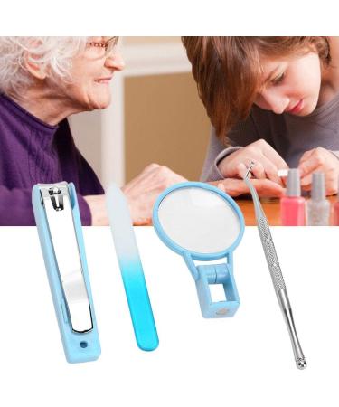 Elderly Nail Clippers with 2x Magnifying Glass Ergonomic Design for Fingers and Toenails - Buy Online on GoSupps.com