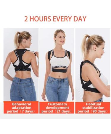 Back Posture Corrector Women Men Prevent Slouching Relieve Pain Posture Straps Clavicle Support Brace Back Pain (Color : D Size : Large) (C Xx) (A Large) - Buy Online on GoSupps.com