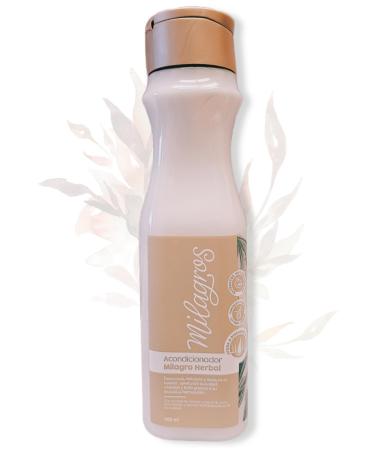 Milagros Acondicionador Herbal | Disminuye la Caida Del Cabello y Aporta Suavidad y Brillo Beige