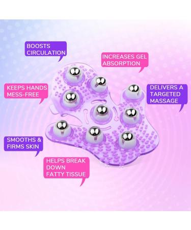 Milageto 5x Gloves Massager - 9x 360 Rotating Roller Balls for Ultimate Body Relaxation & Stress Relief - International Shipping Available - Buy Online on GoSupps.com