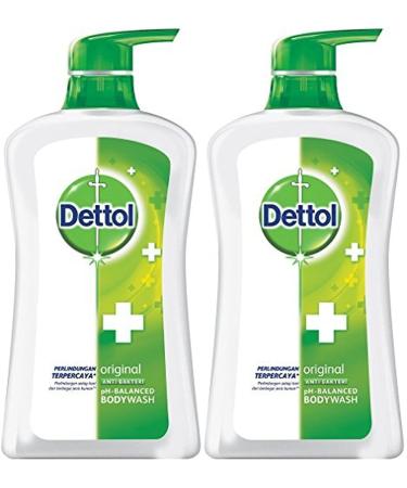 Dettol Anti Bacterial pH-Balanced Body Wash Original 21.1 Oz/625 Ml (Pack of 2)