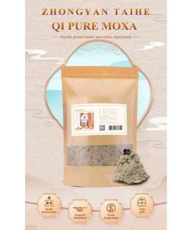 Premium Gold Moxa Loose Mugwort - Natural Cupwort for Moxibustion Pain Relief | 200g Heat Therapy for Acupuncture & Cold Relief - Buy Online on GoSupps.com