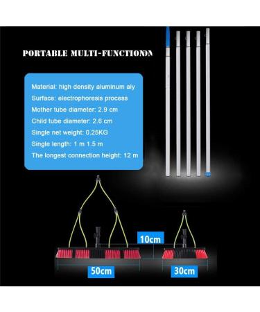 Photovoltaic Panel Cleaning Window Clean 3-12M Water Fed Telescopic Brush Extendable Cleaner Conservatory Roof Cleaning Tools 5M Rod 30Cm Brush Head - Buy Online on GoSupps.com