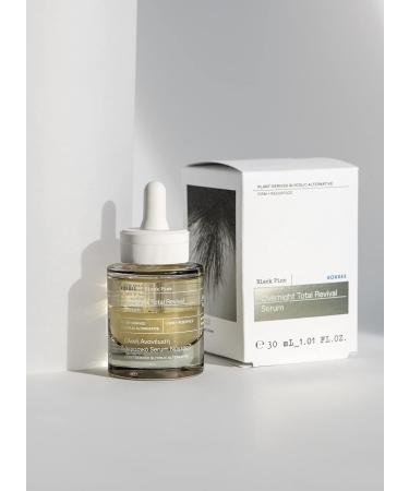 KORRES Black Pine Night Serum for Mature Skin - Smooth & Tighten - Vegan 30ml - Buy Online on GoSupps.com
