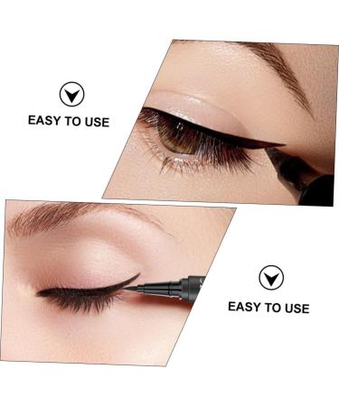 DRESSOOS 2pcs Makeup Eyeliner Black Eyeliner Pen Waterproof Cosmetic Accessories Ink Liner Makeup Abs Shell - Buy Online on GoSupps.com