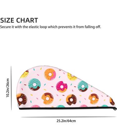 Hair Towel Wrap - Quick-Dry Towel Turban with Button for Effortless Hair Drying (Donut Style) - International Shipping Available - Buy Online on GoSupps.com
