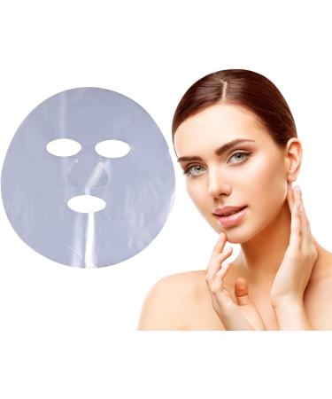 100 Sheets Plastics Film for Face | Skin Care Paper Pre-Cut Facial Paper Sheet - Natural Disposables Plastics Paper Facial Beauty Healthy Tool for Home Salon Beauty Tools/ - Buy Online on GoSupps.com