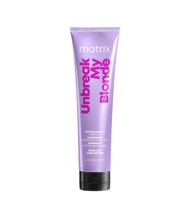 Matrix Anti-Breakage Treatment for Colored & Sensitized Blonde Hair Leave-In With Citric Acid Total Results Unbreak My Blonde 150 ml