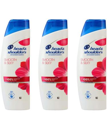 Head & Shoulders Smooth & Silky Anti-Dandruff Shampoo 6 x 250ml - Buy Online on GoSupps.com